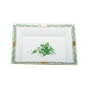 Herend Jewelry Tray, Chinese Bouquet Green