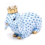 Herend Royal Bunny Figurine, Blue