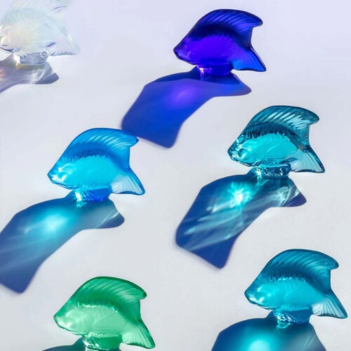 Lalique Crystal Fish