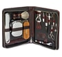 AT392 - Leather Grooming Kit, Burgundy