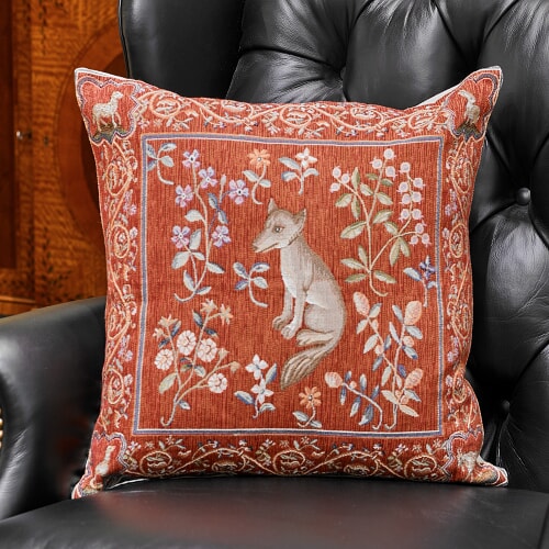 Medieval Animal Tapestry Pillows 1
