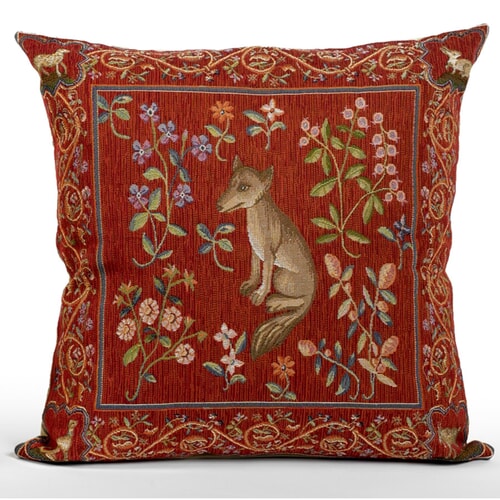 Medieval Animal Tapestry Pillows 3