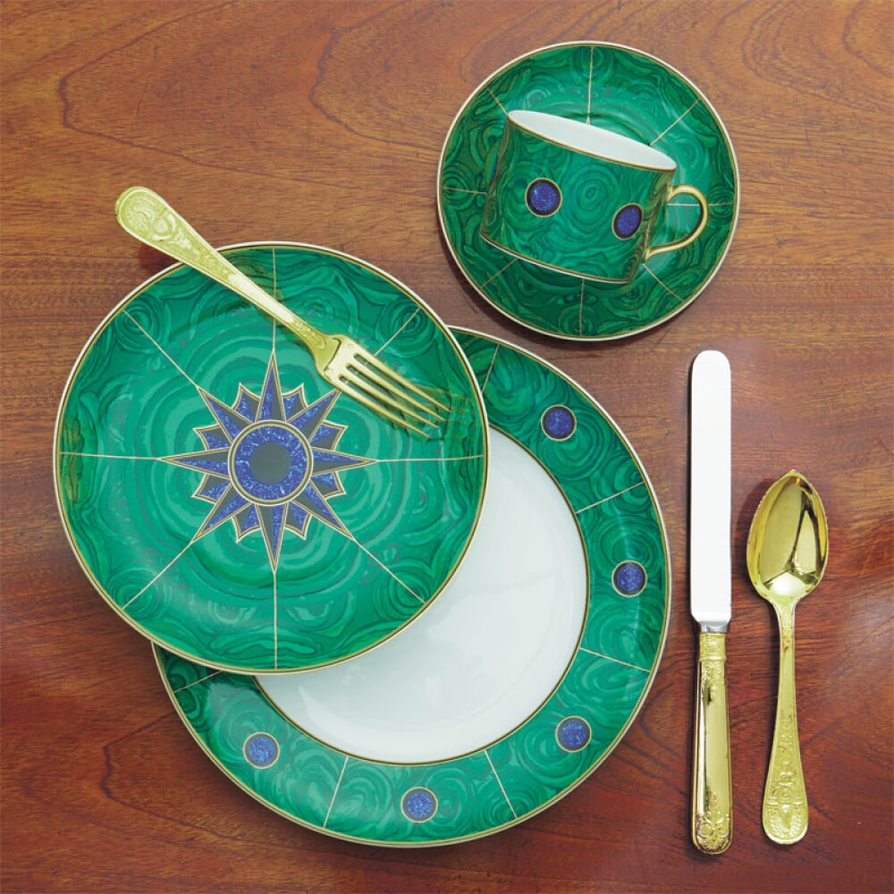 Mottahedeh Malachite Place Setting - Thumbnail 2