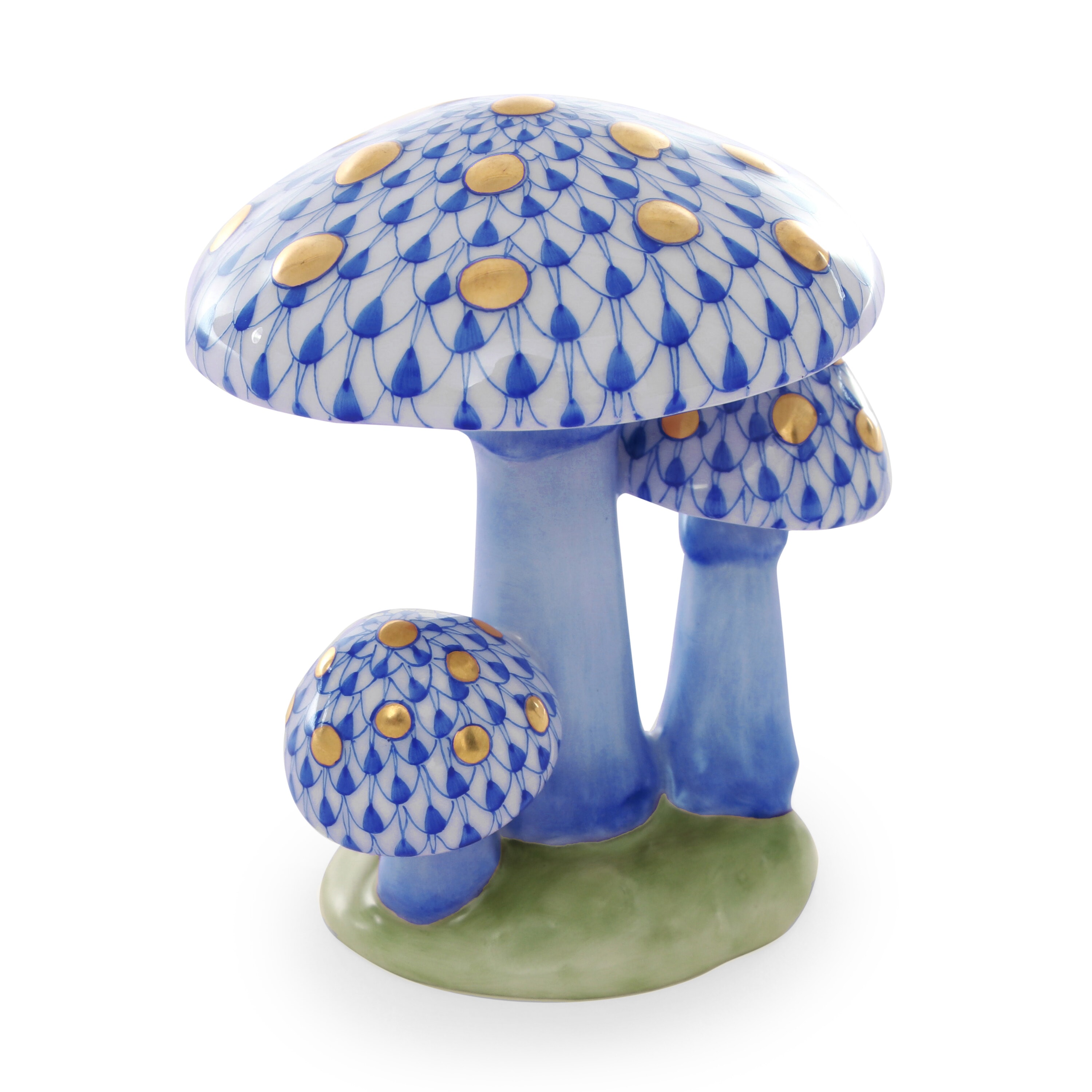 Herend Mushroom Trio