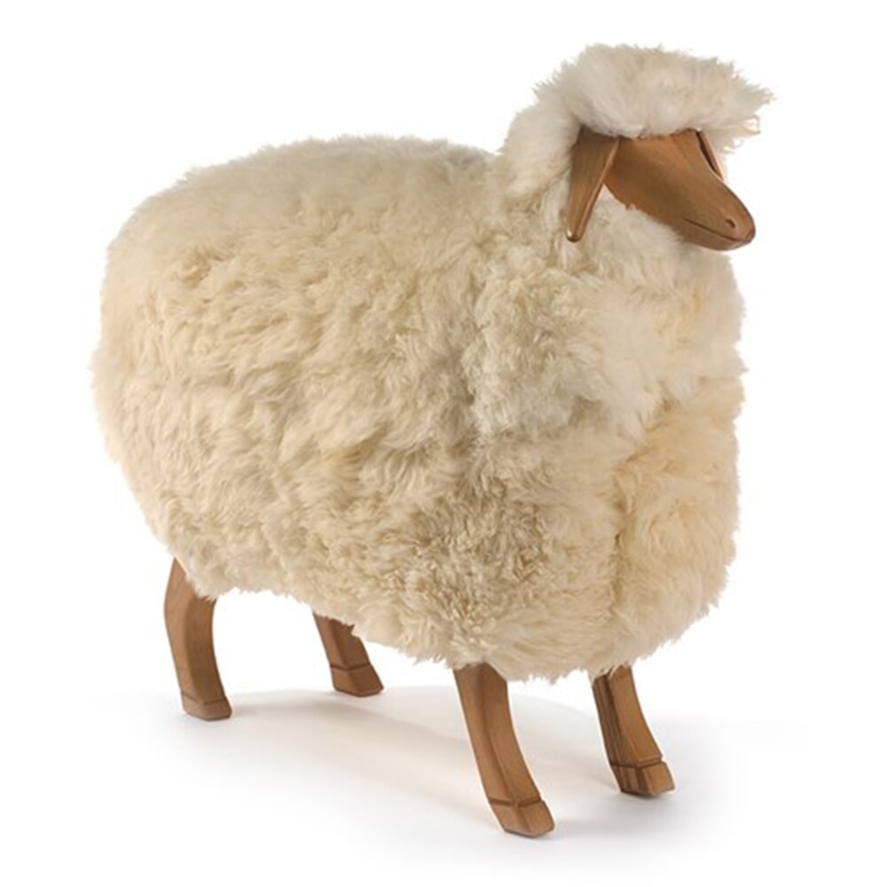 Natural Beechwood Sheep Footrests