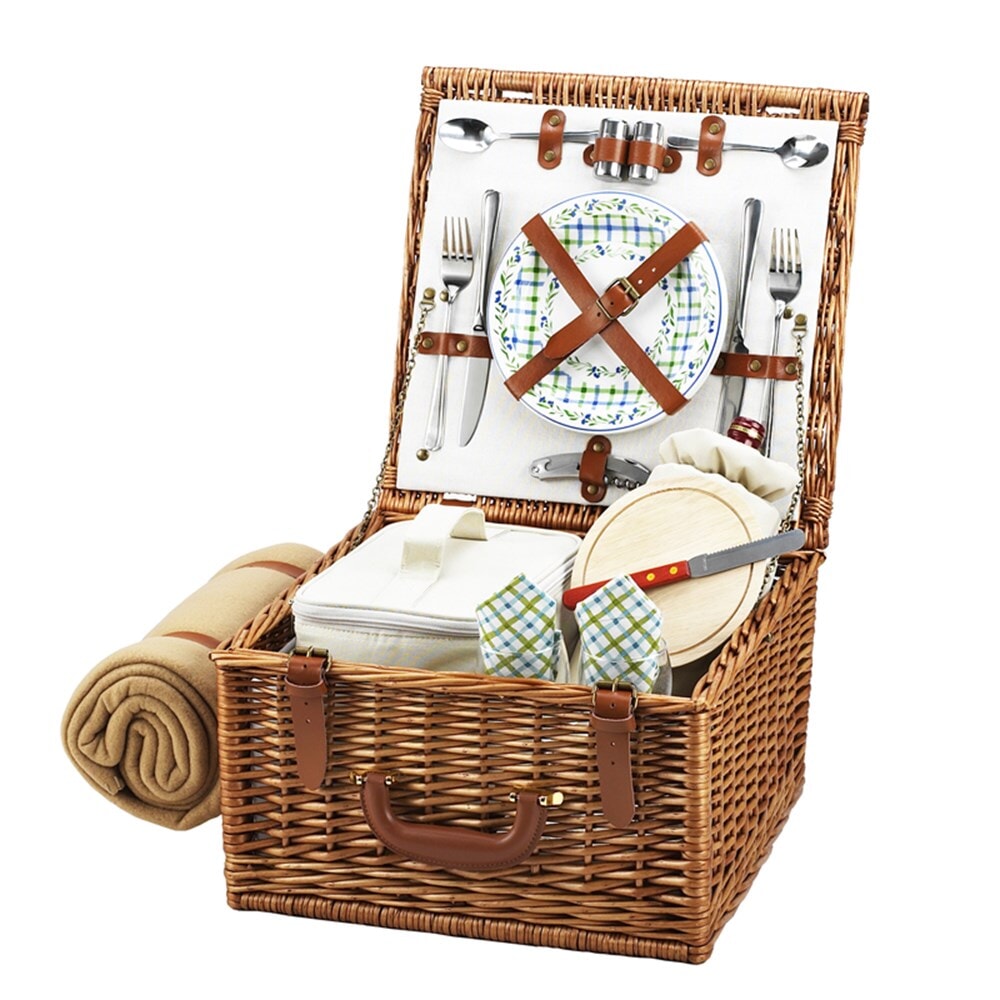 Cheshire Picnic Basket For Two With Blanket