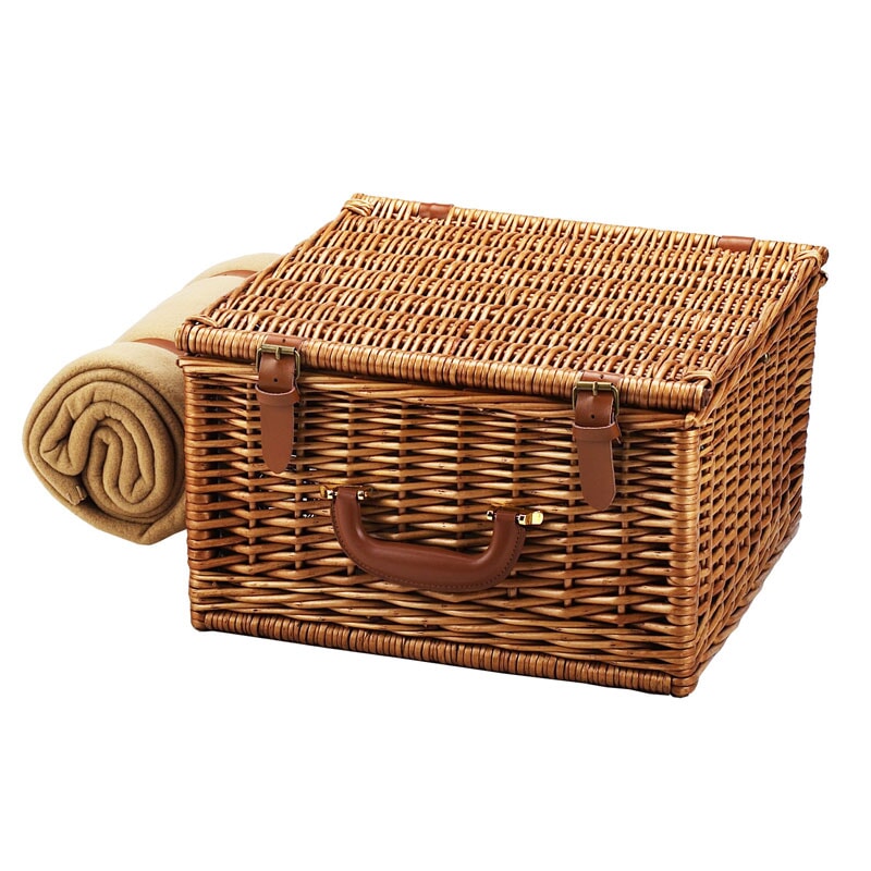 Cheshire Picnic Basket For Two With Blanket