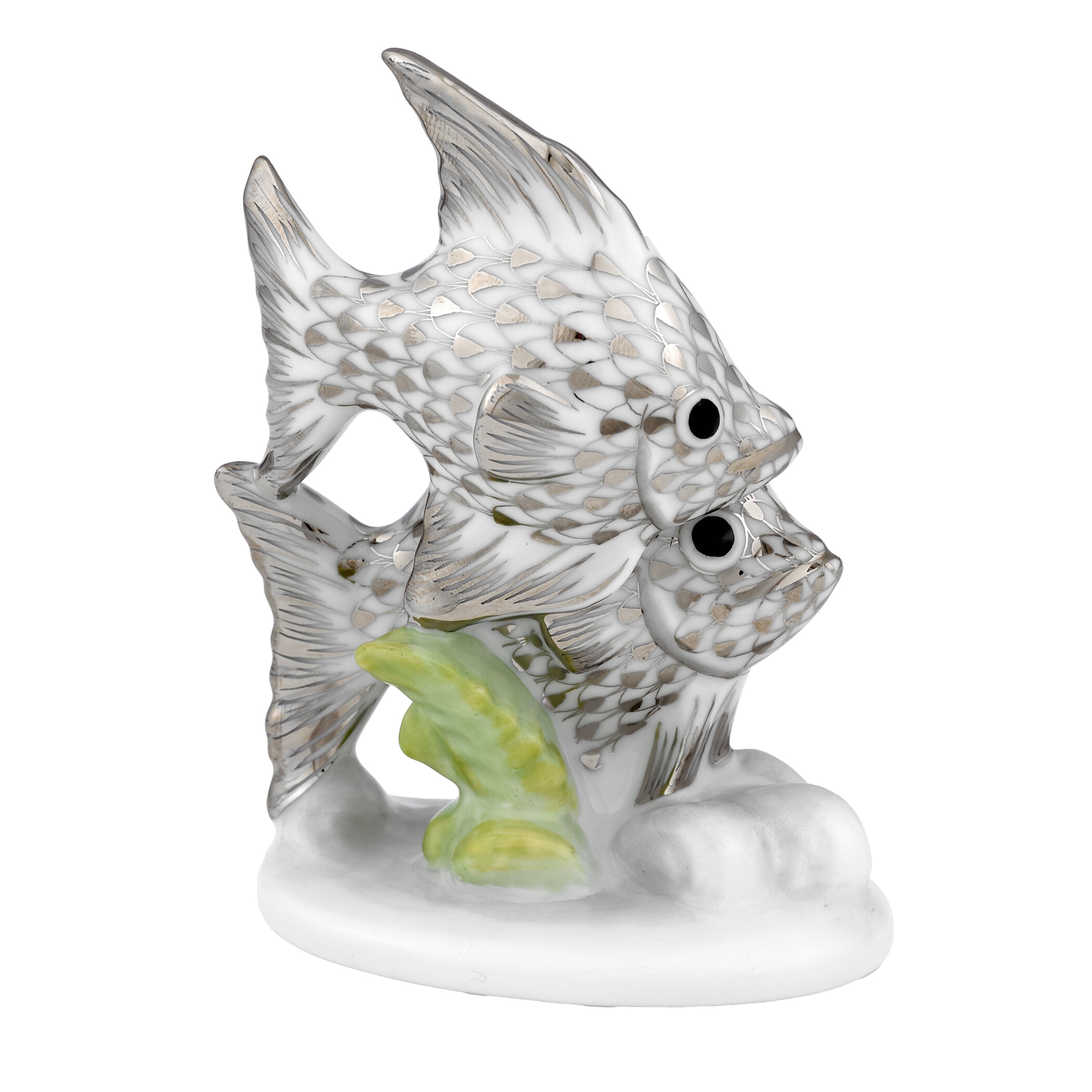 Herend Fish Figurines, Platinum