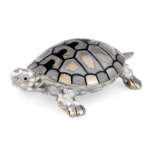 Herend Turtle Platinum Figurines 0