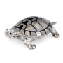 Herend Turtle Platinum Figurine, Small
