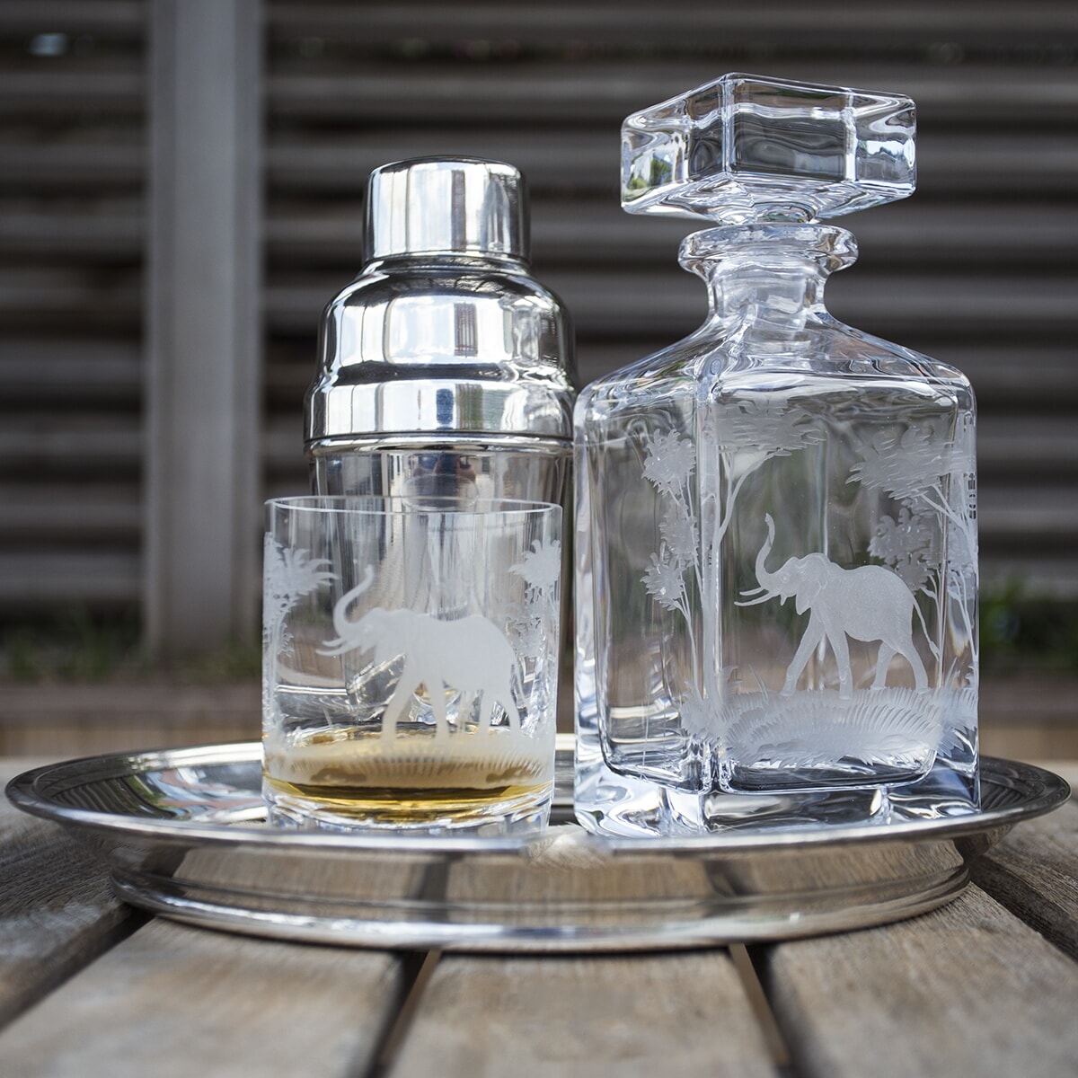 Queen Lace Crystal Whiskey Decanter - Thumbnail 4