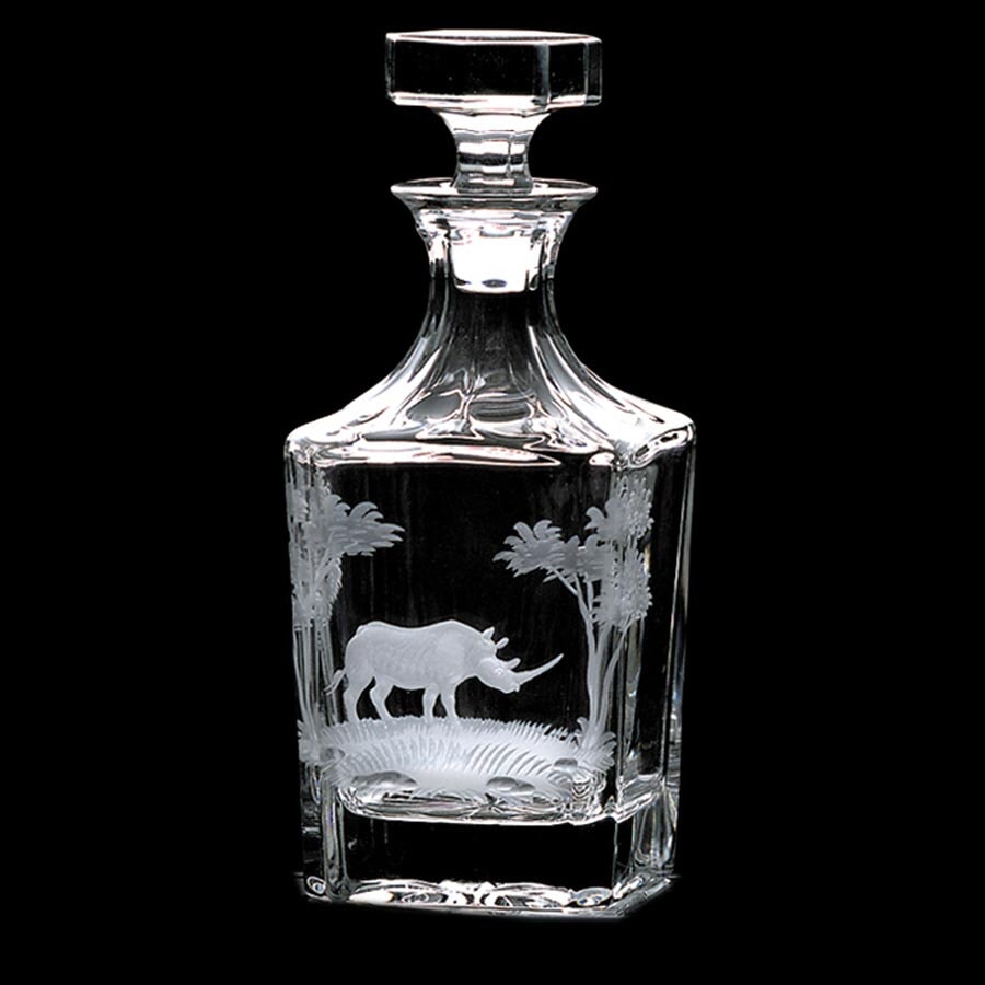 Queen Lace Crystal Whiskey Decanter - Thumbnail 3