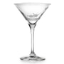 Queen Lace Crystal Vino Grande Martini Glass, Pheasant