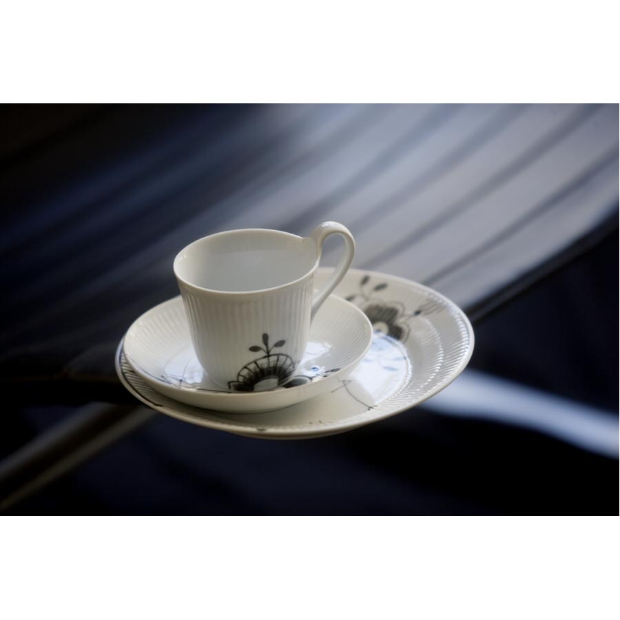 Royal Copenhagen Fluted Mega Cup & Saucer - Thumbnail 3