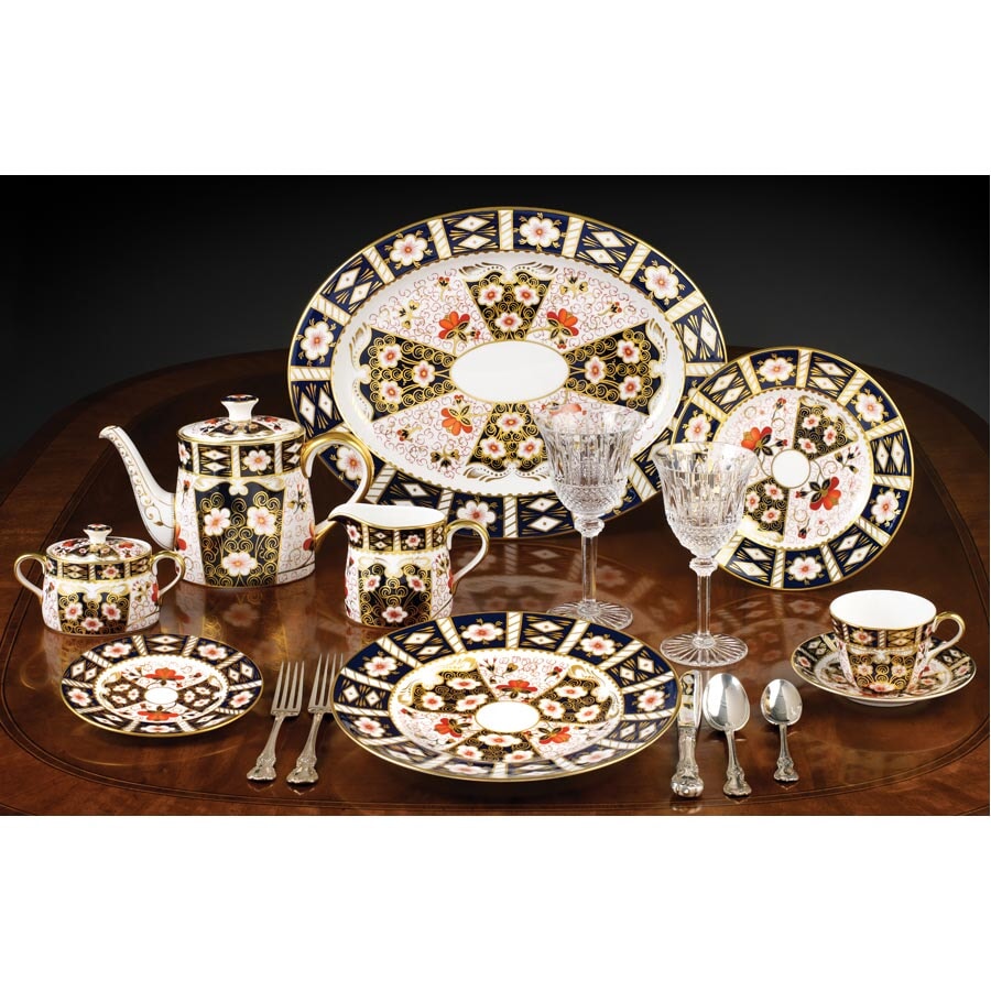 Royal Crown Derby Traditional Imari Coffee Cup & Saucer - Thumbnail 3