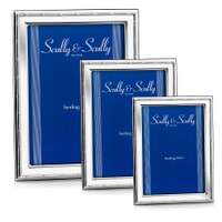 sterling silver reed and ribbon rectangular picture... Ribbon & Reed Sterling Silver Frames