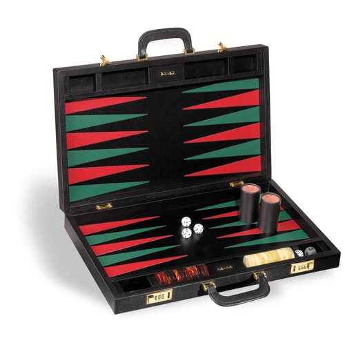 Leather Backgammon Set