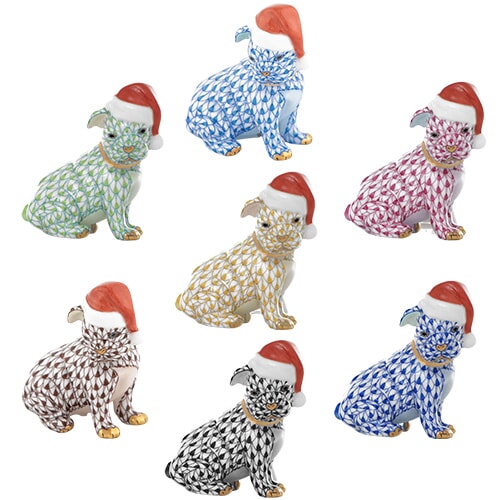 Herend Santa Puppy