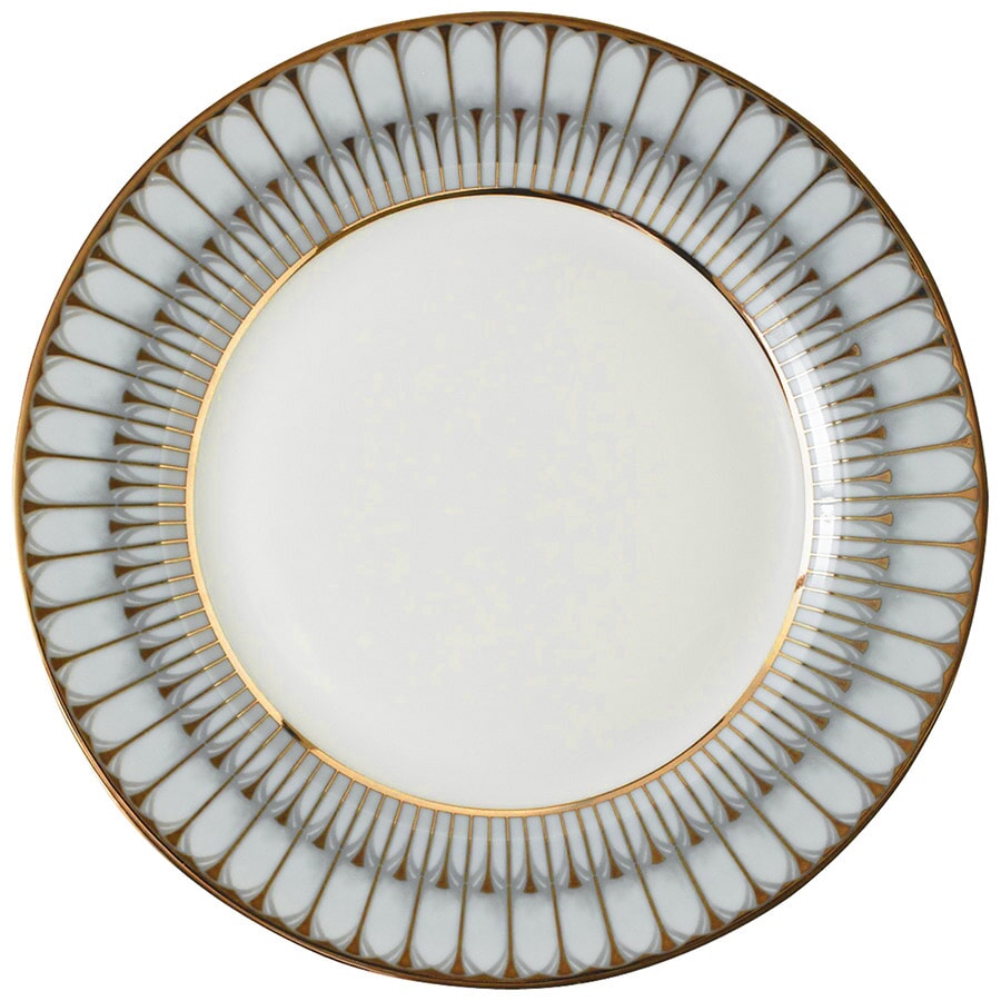 Philippe Deshoulieres Arcades Grey & Gold Dessert Plate