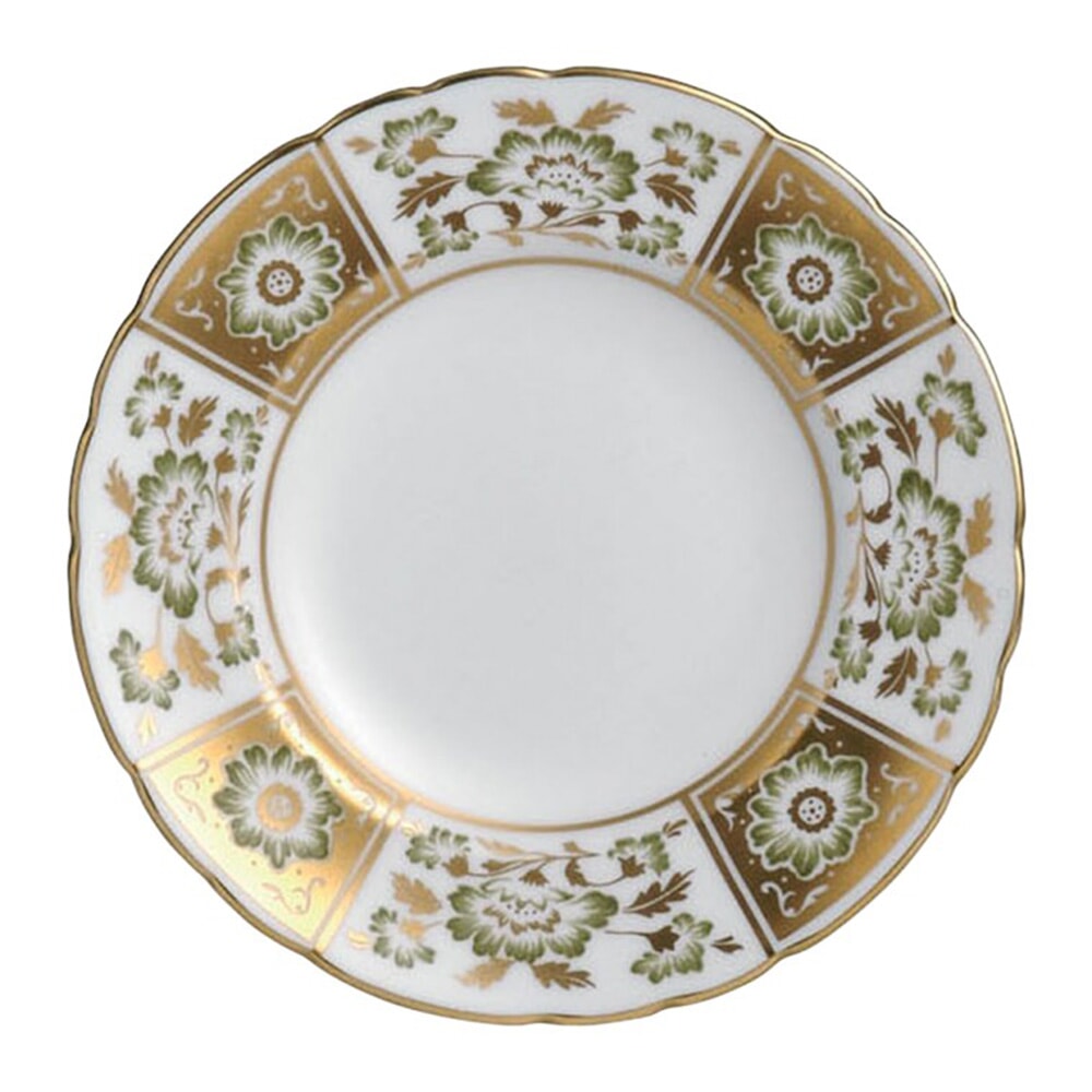 Panel Green Bread & Butter Plate