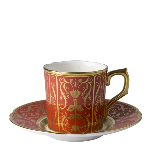 Regency Red Coffee Saucer