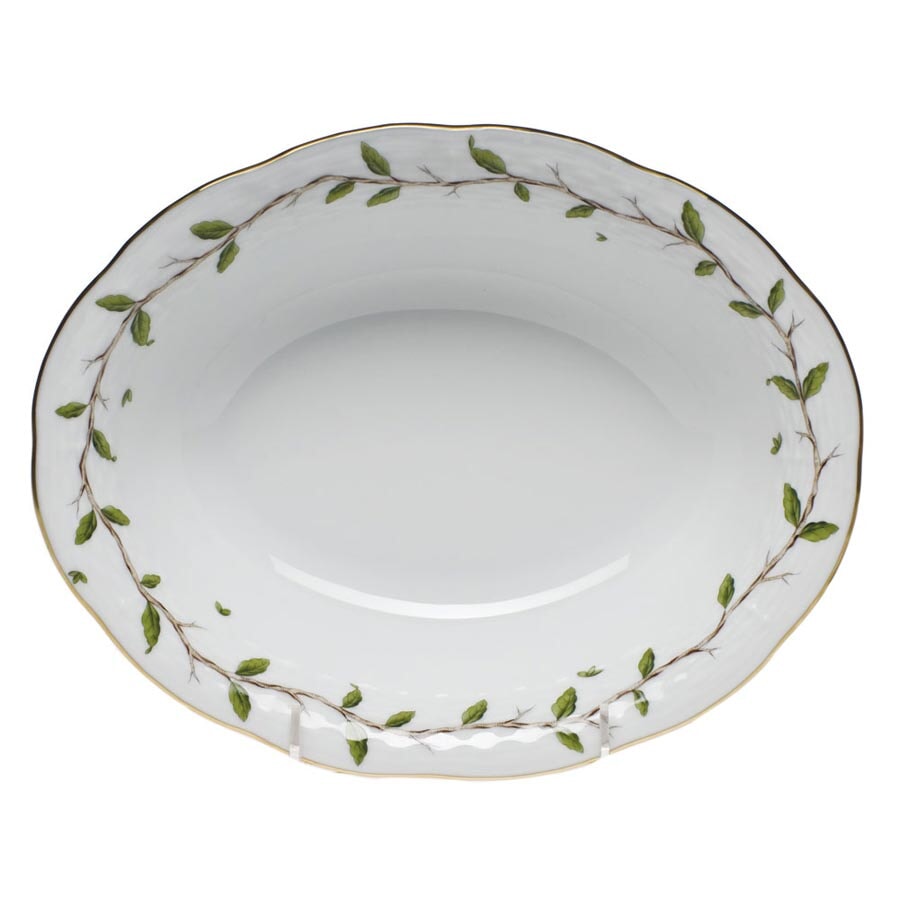Herend Rothschild Garden Oval Vegetable Dish