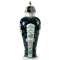 K1307 - Herend Black Dynasty Covered Urn 2