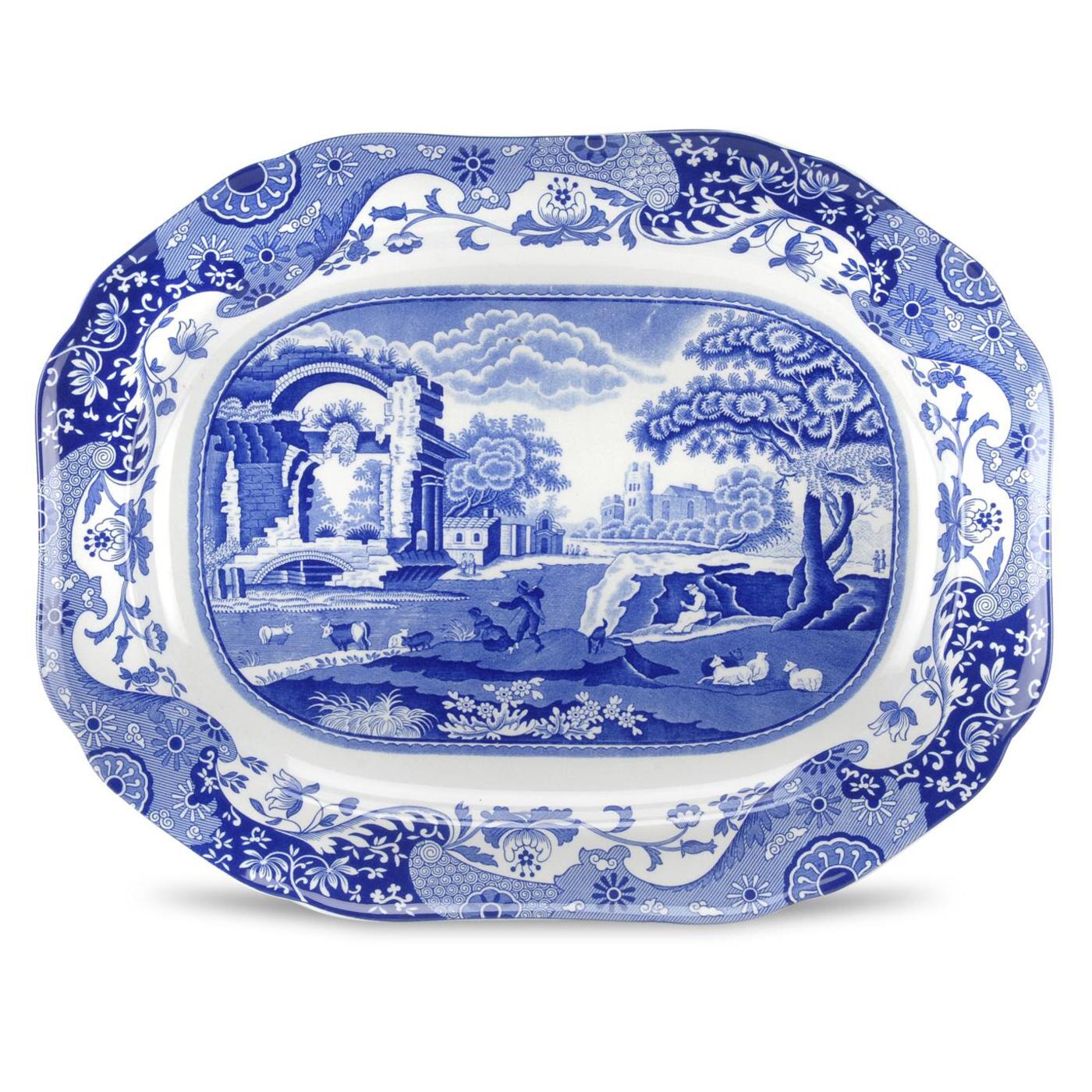 Spode Blue Italian Napkin Rings - Thumbnail 2