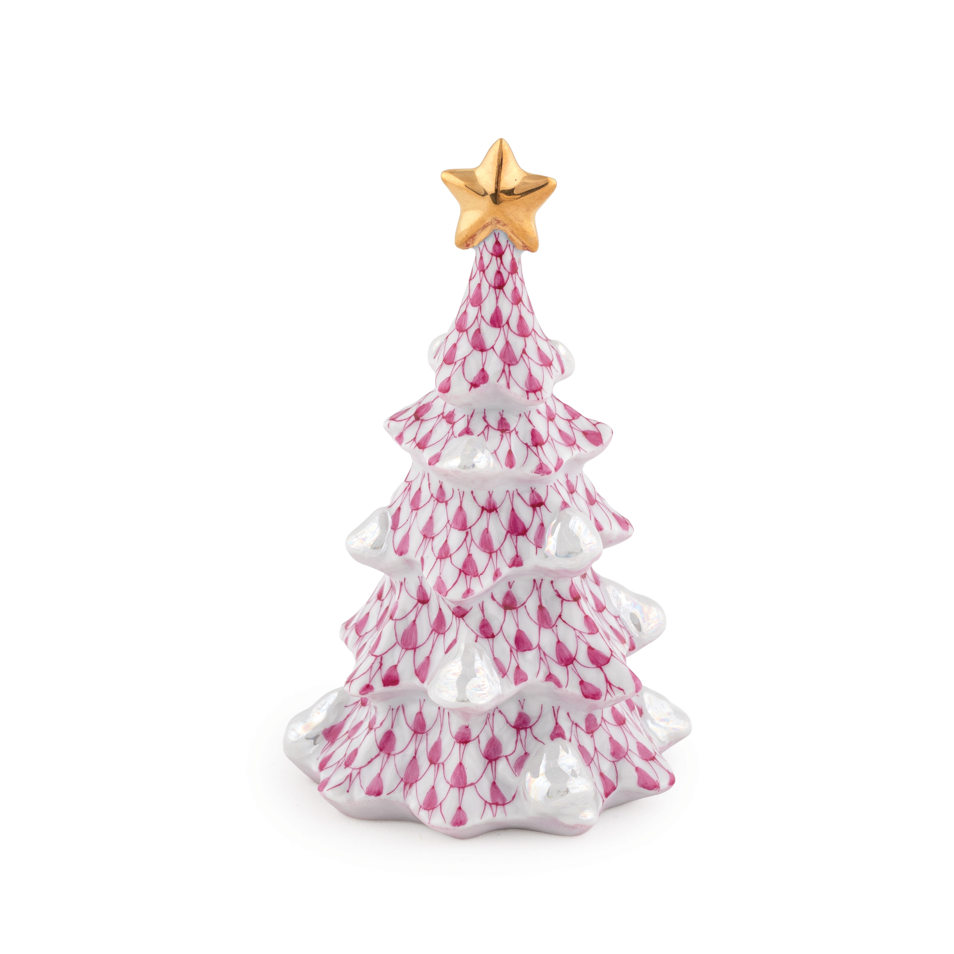 Herend Christmas Tree, Raspberry