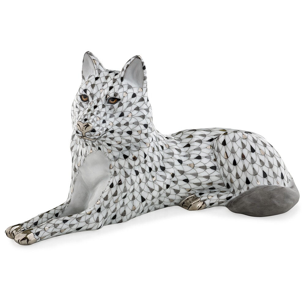 AL558 - Herend Reserve Lying Wolf