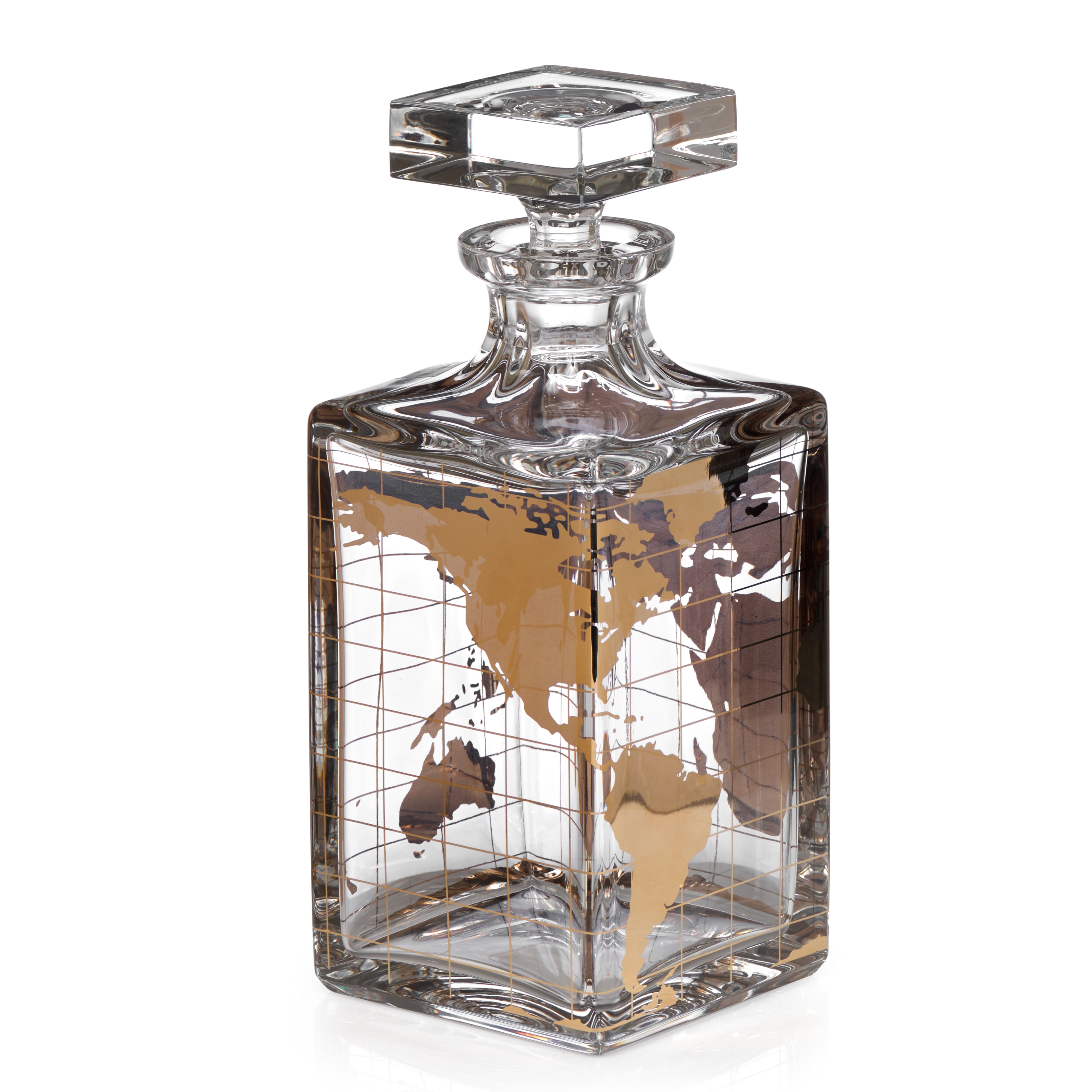 Vista Alegre Crystal Atlas Whisky Decanter - Thumbnail 2