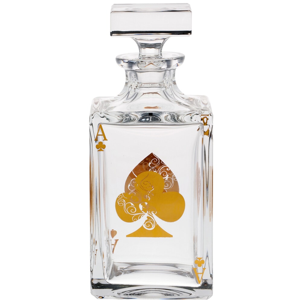 Vista Alegre Poker Whisky Decanter
