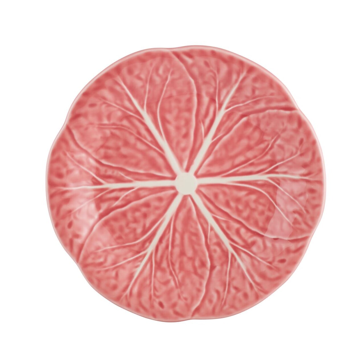 Bordallo Pinheiro Pink Cabbage Salad Plate