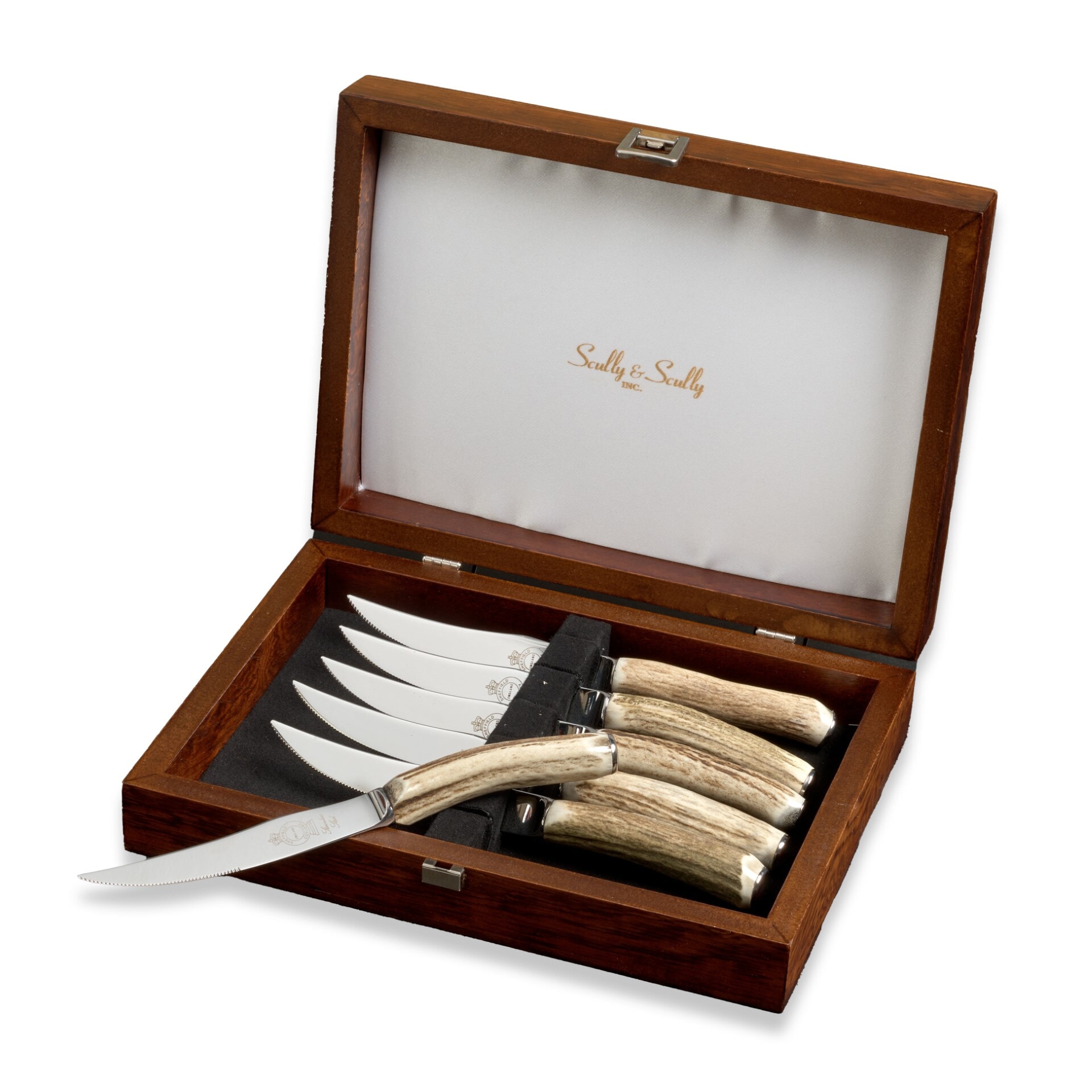 Staghorn Steak Knives, Set of 6