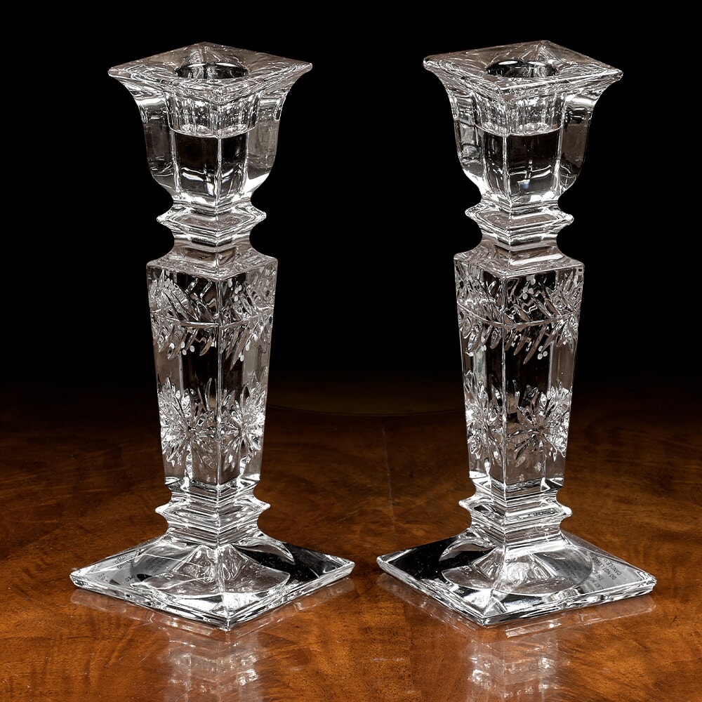 William Yeoward Crystal Tessa Candlesticks - Thumbnail 4